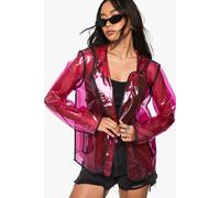 Womens Short Transparent Festival Mac - Pink - L/Xl, Pink