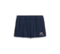 Women's short waffle top Superdry Athletic Essentials Bleu XS