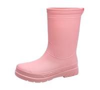 Womens Short Wellies Waterproof Boots for Women UK Ladies Garden Shoes Luck Womens Rain Boots for Women,Garden Rubber Non Slip Width Mid Calf Comfort Short Ankle Rainboots Rain Shoes(Pink,4)