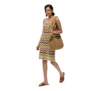 Women's short zigzag knit dress Superdry Vert XS