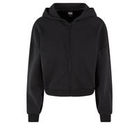 Women's short zip-up hooded sweatshirt Urban Classics Cozy Noir 3XL