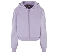 Women's short zip-up hooded sweatshirt Urban Classics Cozy Violet 3XL