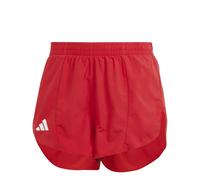 adidas Womens Running Adizero Shorts - Red, Red, Size L, Women Red