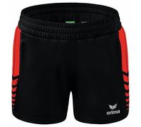 Erima Women's Six Wings Worker Casual Shorts, Black/Red, 36