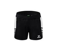 Erima Women's Six Wings Worker Casual Shorts, Black/White, 36