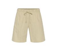 Women's shorts KAFFE Curve Nana Striped Beige 50