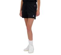 Le Coq Sportif - ESS Short N°1 W - Women's Mini Fleece Shorts Comfortable Polyester Cotton Excellent Hold Regular Fit Everyday Comfort Versatile Use - Size L - Black