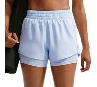 Nike Women's One Dri-FIT 2-in-1 Shorts - Hydrogen Blue/White - Size: XL
