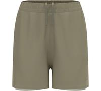 Odlo Essential 4in 2in1 Running Shorts Women - Khaki, Size S