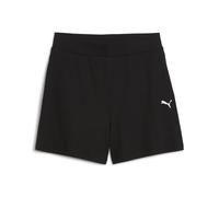 PUMA Damen ESS Elevated High-Rise Rib Shorts 5" Gestrickte Shorts, PUMA Black, L