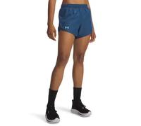 Under Armour Fly By 3´´ Shorts Blue S Woman