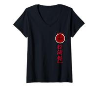 Womens Shotokan Karate Tiger Symbol Martial Arts V-Neck T-Shirt