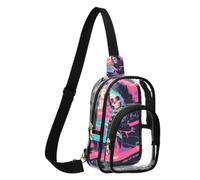 Womens Shoulder Bag Crossbody Medium Backpack for Man Save Your Soul Skeleton