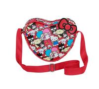 Women's shoulder Bag Karactermania Hello Kitty Friends Hearts Rouge 10x11,5x5,5 cm