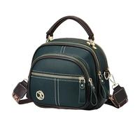 Women's Shoulder Bag, Leather Tote Bags | Simple Leather Tote Bag, Modern Shoulder Travel Bag for Girls Made of PU Leather, Hobo Bags for Women with Adjustable Shoulder Strap for Street, Green,