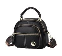 Women's Shoulder Bag, Leather Tote Bags | Simple Leather Tote Bag, Modern Shoulder Travel Bag for Girls Made of PU Leather, Hobo Bags for Women with Adjustable Shoulder Strap for Street, Black,