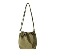 Women's Shoulder Bag Pleated Bucket Bag Solid Colour Crossbody Bag Korean Styles Messenger Bag Shopping Bag for Daily Women's Bag Korean Styles Shoulder Bag Bag, Green, Eine Größe