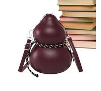 Womens Shoulder Bags - PU Leather Calabash Sling Bag, Retro Style Shoulder Purse Feature, Lightweight Carry Comfort Detail School Gym Travel Work Office Commuting Daily Use
