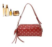 Womens Shoulder Bags,PU Leather Dot Pattern Tote | Tote Bag with Adjustable Strap,for Work School Shopping Daily Commute Travel Weekend Outing Women Girls