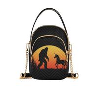 Women's Shoulder Handbag Ultrasonic Quilted Durable Funny Myth Creatures