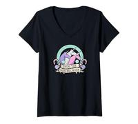 Women's Shun The Non-Believer Funny Charlie Unicorn Sarcasm Meme V-Neck T-Shirt