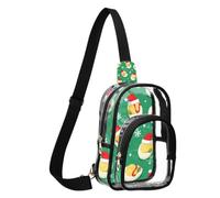 Womens Side Bags Crossbody Camera Bag for Man Devil Egg Merry Christmas Green
