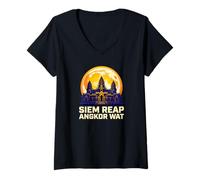 Women's SIEM Reap Angkor Wat V-Neck T-Shirt
