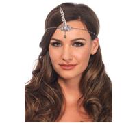 Womens Silver Unicorn Horn Adult Fancy Dress Cosplay Headband Leg Avenue