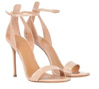 Womens Simplicity Stiletto Heel Open Toe Sandals, Classic Strappy Party High Heels Sandals with Adjustable Ankle Strap, for Daily Work Usual Party Wedding,Apricot,2 UK