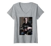 Women's Sinead O'Connor How About I Be Me Era David Corio V-Neck T-Shirt
