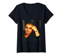 Women's Sinead O'Connor Nothing Compares 2 U Pop Singer Activist V-Neck T-Shirt