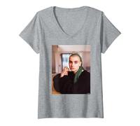 Women's Sinéad O'Connor Nothing Compares 2 U Singer By AJ Barratt V-Neck T-Shirt