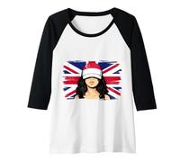 Womens Singapore Britain Flags Roots British Singaporean Heritage Raglan Baseball Tee