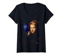 Womens Singer Alison Moyet AKA Alf By Simon Fowler V-Neck T-Shirt