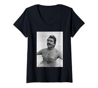 Women's Singer Engelbert Humperdinck King of Romance 1985 V-Neck T-Shirt
