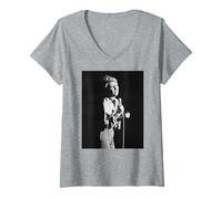 Women's Singer Lulu Make Believe World Era Live 1973 V-Neck T-Shirt
