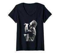 Womens Singer Tom Jones at Liverpool Empire Theatre Live V-Neck T-Shirt