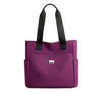 Women'S Single Shoulder Bag Shoulder Bag Messenger Bag Travel Sports Running Hiking 2023 Tote Bag High End Sense Bag Large Capacity Female Bag Waxed Canvas Messenger Bag for Women (Purple, One Size)