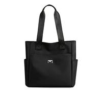 Women'S Single Shoulder Bag Shoulder Bag Messenger Bag Travel Sports Running Hiking 2023 Tote Bag High End Sense Bag Large Capacity Female Bag Waxed Canvas Messenger Bag for Women (Black, One Size)