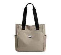 Women'S Single Shoulder Bag Shoulder Bag Messenger Bag Travel Sports Running Hiking 2023 Tote Bag High End Sense Bag Large Capacity Female Bag Waxed Canvas Messenger Bag for Women (Khaki, One Size)