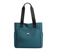 Women'S Single Shoulder Bag Shoulder Bag Messenger Bag Travel Sports Running Hiking 2023 Tote Bag High End Sense Bag Large Capacity Female Bag Waxed Canvas Messenger Bag for Women (Blue, One Size)