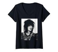 Women's Siouxsie Sioux and The Banshees Singer Photo 1981 V-Neck T-Shirt