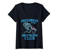 Womens Sippin’ Wine Spillin’ Tea Minding My Business V-Neck T-Shirt