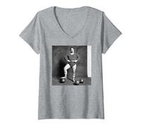 Womens Sir Harry Secombe Goon Show Actor Duffy Archive Photography V-Neck T-Shirt