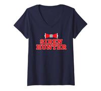 Womens Siren Hunter-Tornado Tshirt Siren Hunter-Tornado Lover tee V-Neck T-Shirt
