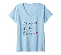Women's Sister of the Bride V-Neck T-Shirt