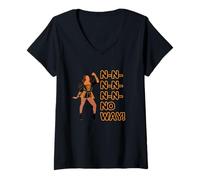 Womens Six Queens No Way Catherine Aragon Musical Theatre V-Neck T-Shirt