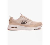 Women's Skechers 149947/NTBK SKECH-AIR COURT - COOL AVENUE Womens Trainers Natural/Black - Cream - Size: 4