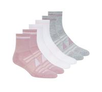 Skechers Women's 6 Pack of Low Crew Socks in Pink