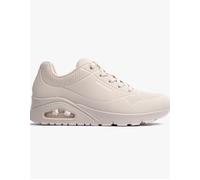 Skechers Skechers Uno Stand On Air Durabuck Lace Up Trainers, Off White, Size 6, Women Off White